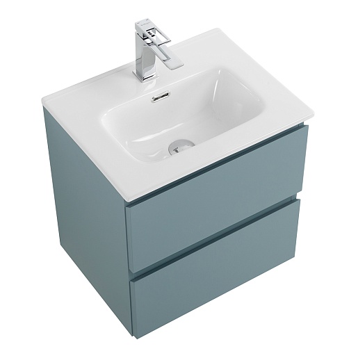 BelBagno Тумба под раковину Kraft 39-50 подвесная Голубой матовый – фотография-6